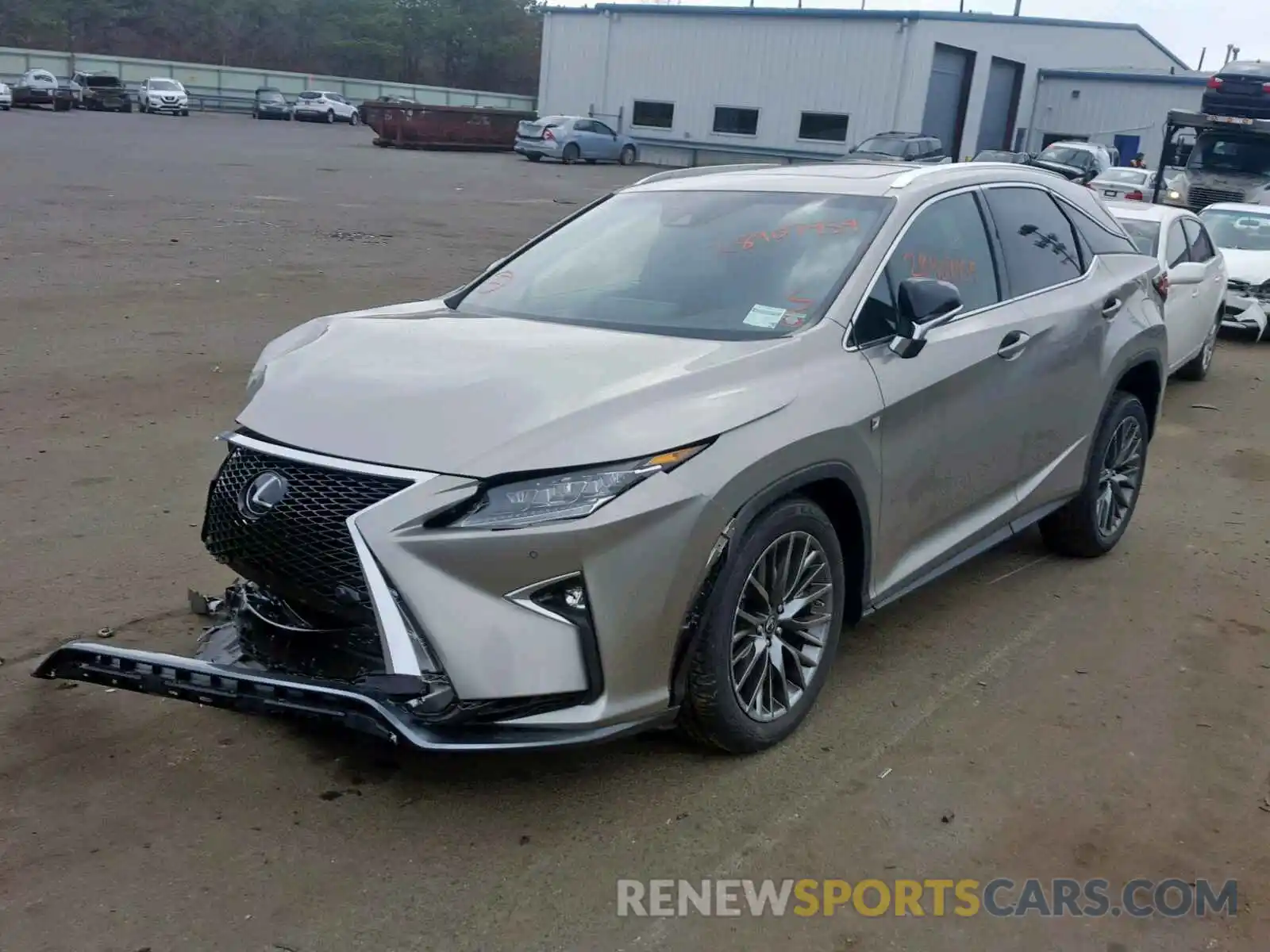 2 Photograph of a damaged car 2T2BZMCA8KC182545 LEXUS RX 350 2019