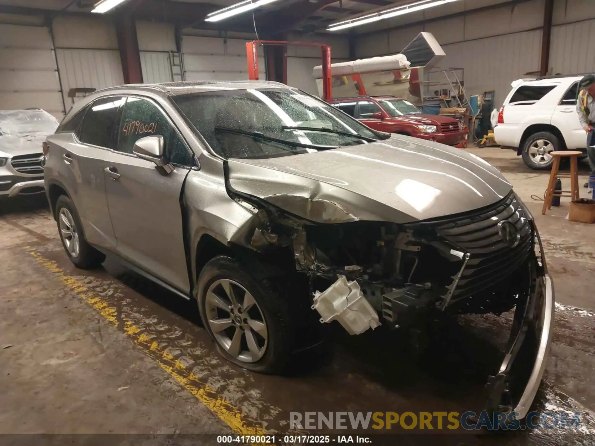1 Photograph of a damaged car 2T2BZMCA8KC186028 LEXUS RX 350 2019