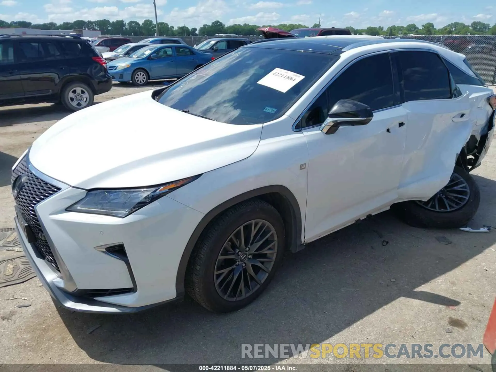 2 Photograph of a damaged car 2T2BZMCA9KC185888 LEXUS RX 350 2019