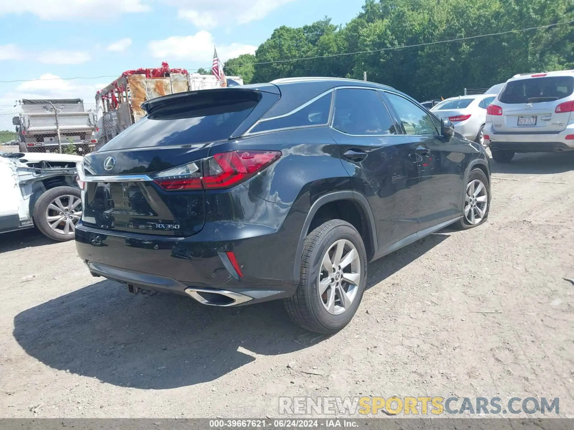 4 Photograph of a damaged car 2T2BZMCA9KC204701 LEXUS RX 350 2019