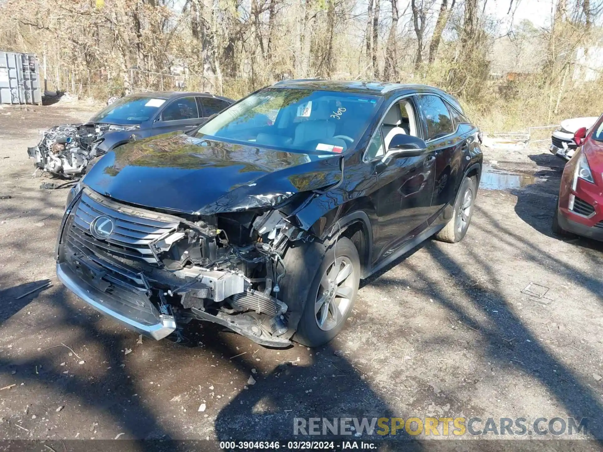 2 Photograph of a damaged car 2T2BZMCAXKC191862 LEXUS RX 350 2019