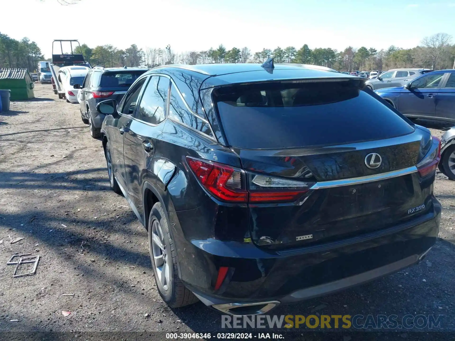 3 Photograph of a damaged car 2T2BZMCAXKC191862 LEXUS RX 350 2019