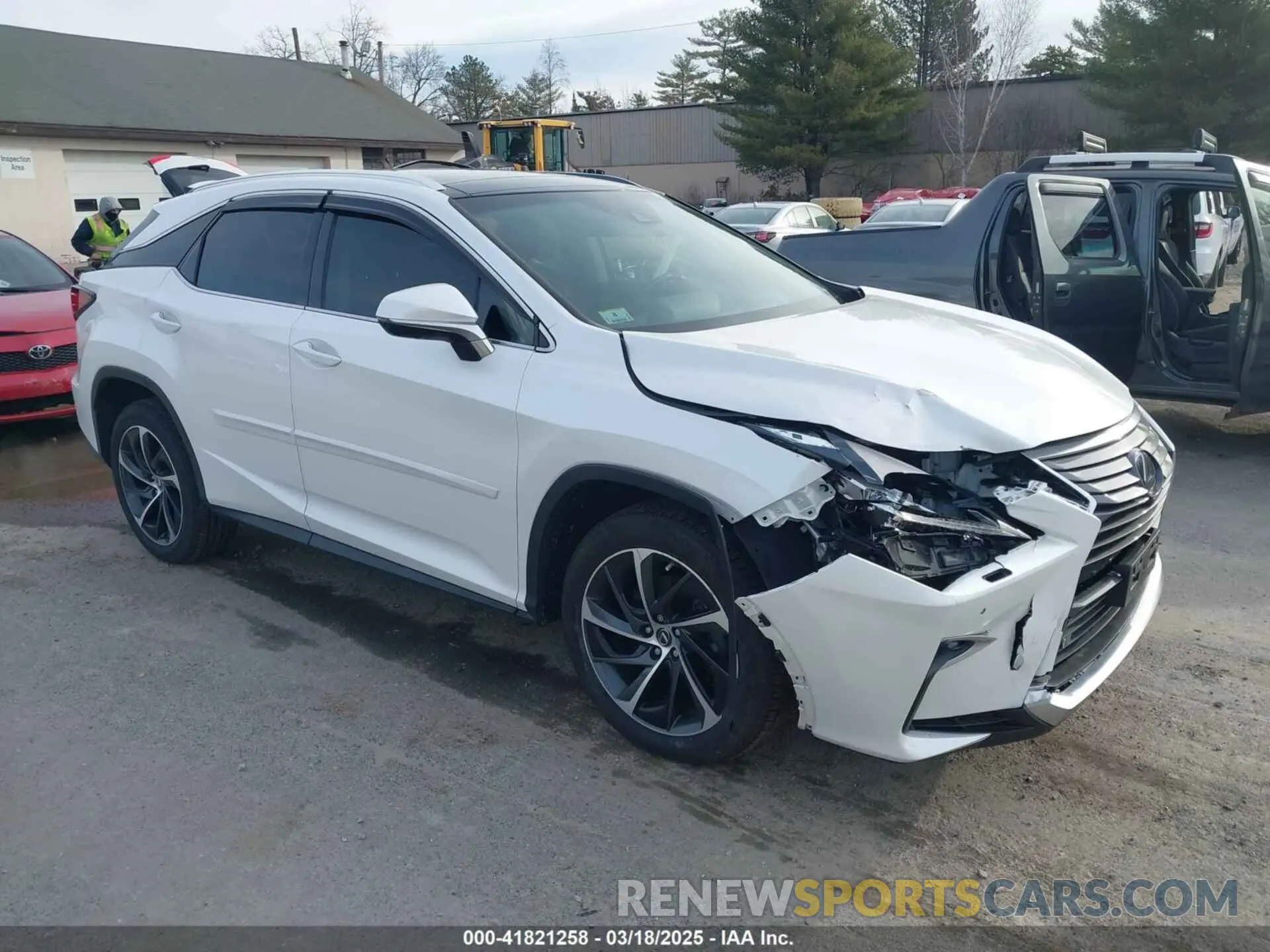 1 Photograph of a damaged car 2T2BZMCAXKC201239 LEXUS RX 350 2019