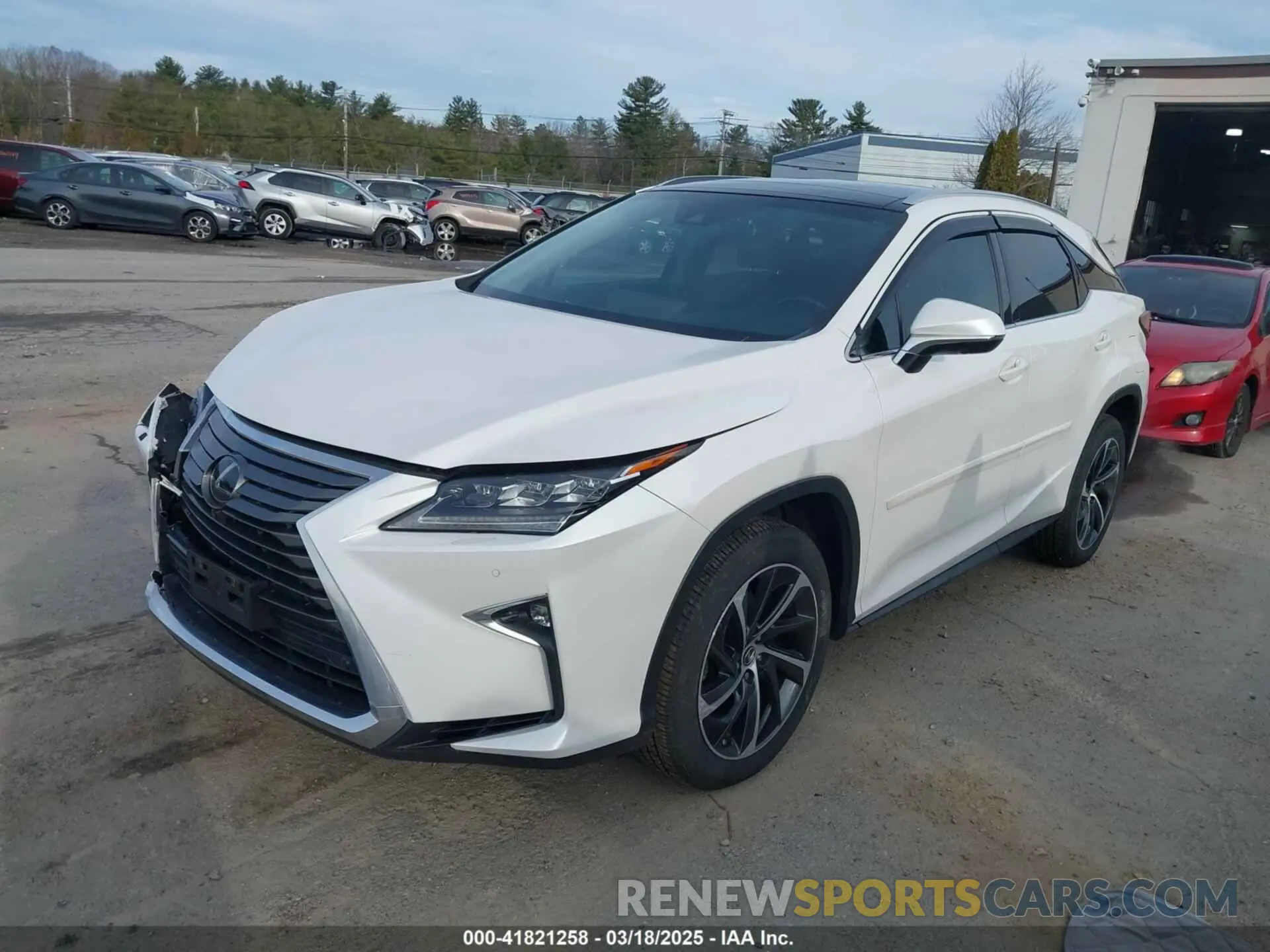 2 Photograph of a damaged car 2T2BZMCAXKC201239 LEXUS RX 350 2019
