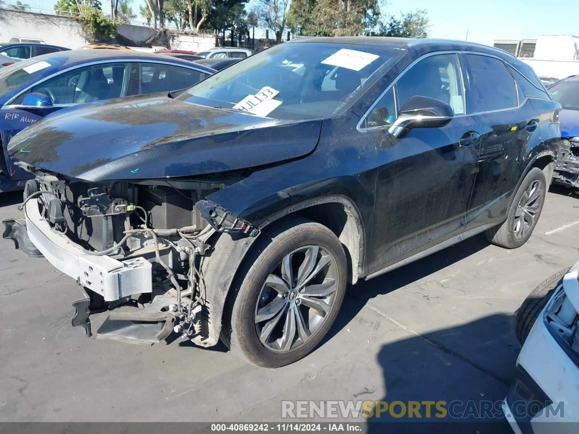 2 Photograph of a damaged car 2T2ZZMCA0KC123522 LEXUS RX 350 2019