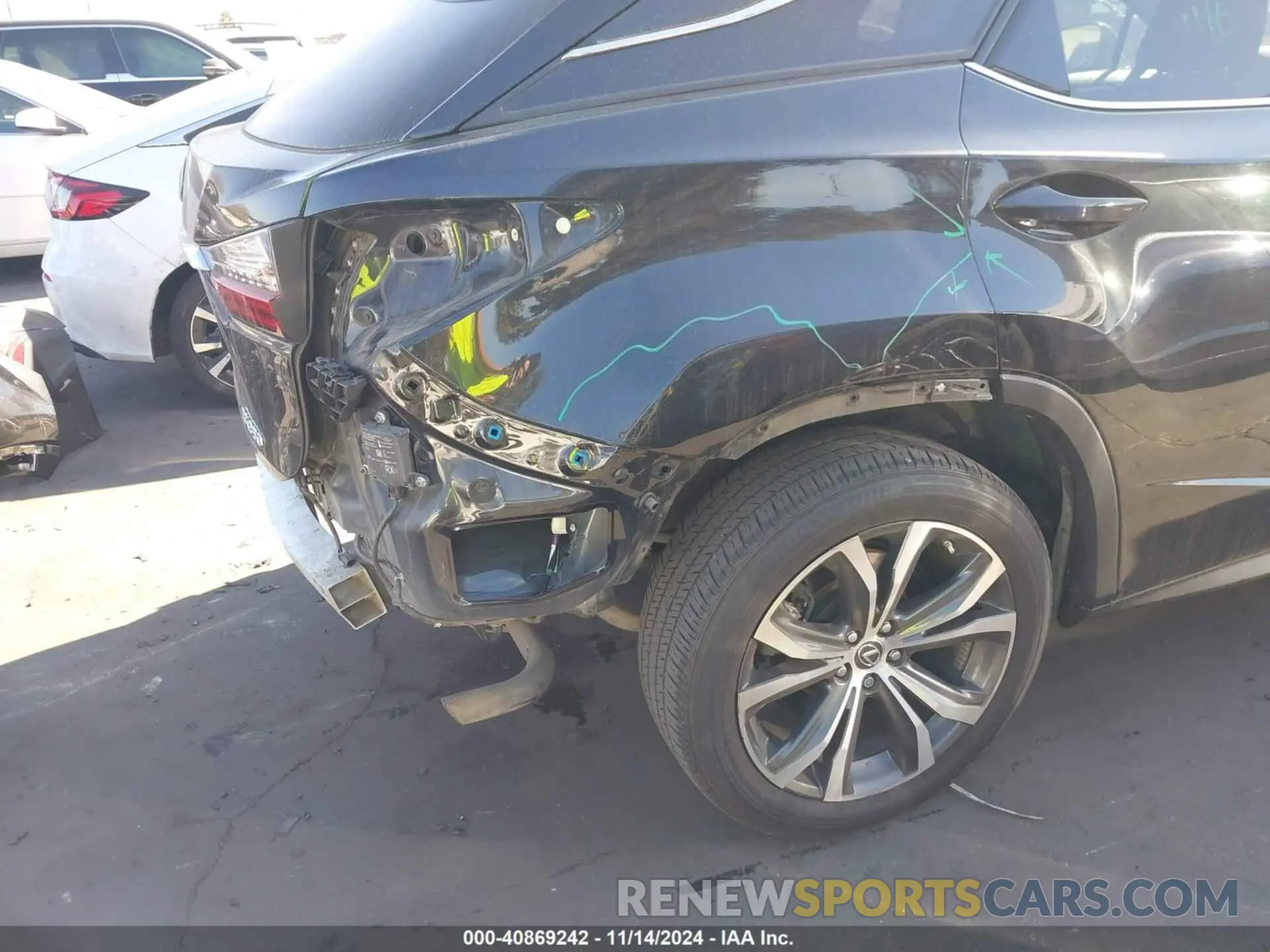 22 Photograph of a damaged car 2T2ZZMCA0KC123522 LEXUS RX 350 2019
