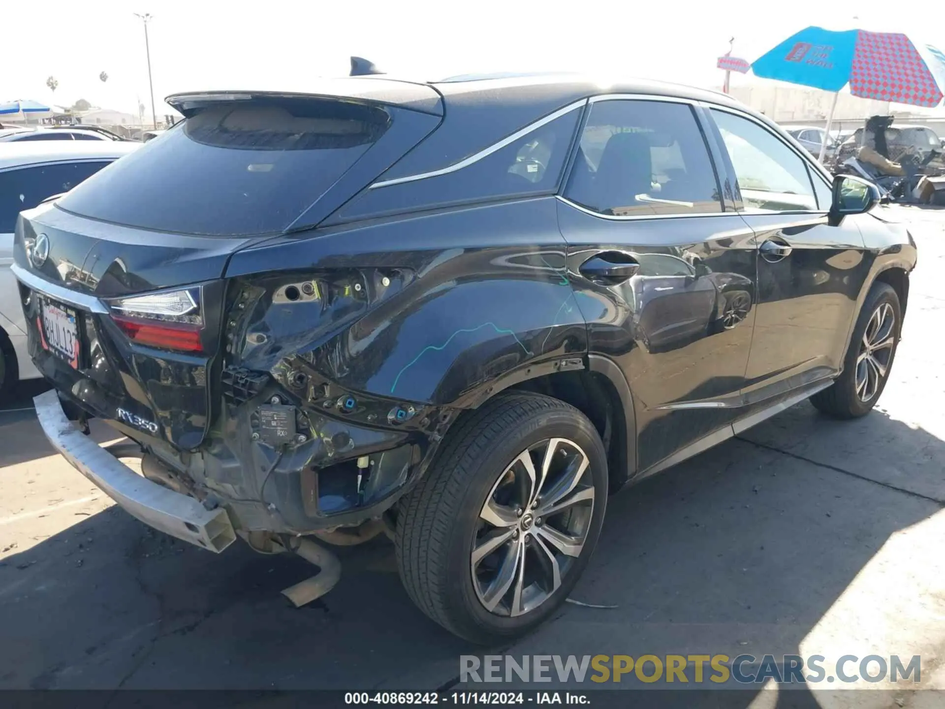 4 Photograph of a damaged car 2T2ZZMCA0KC123522 LEXUS RX 350 2019