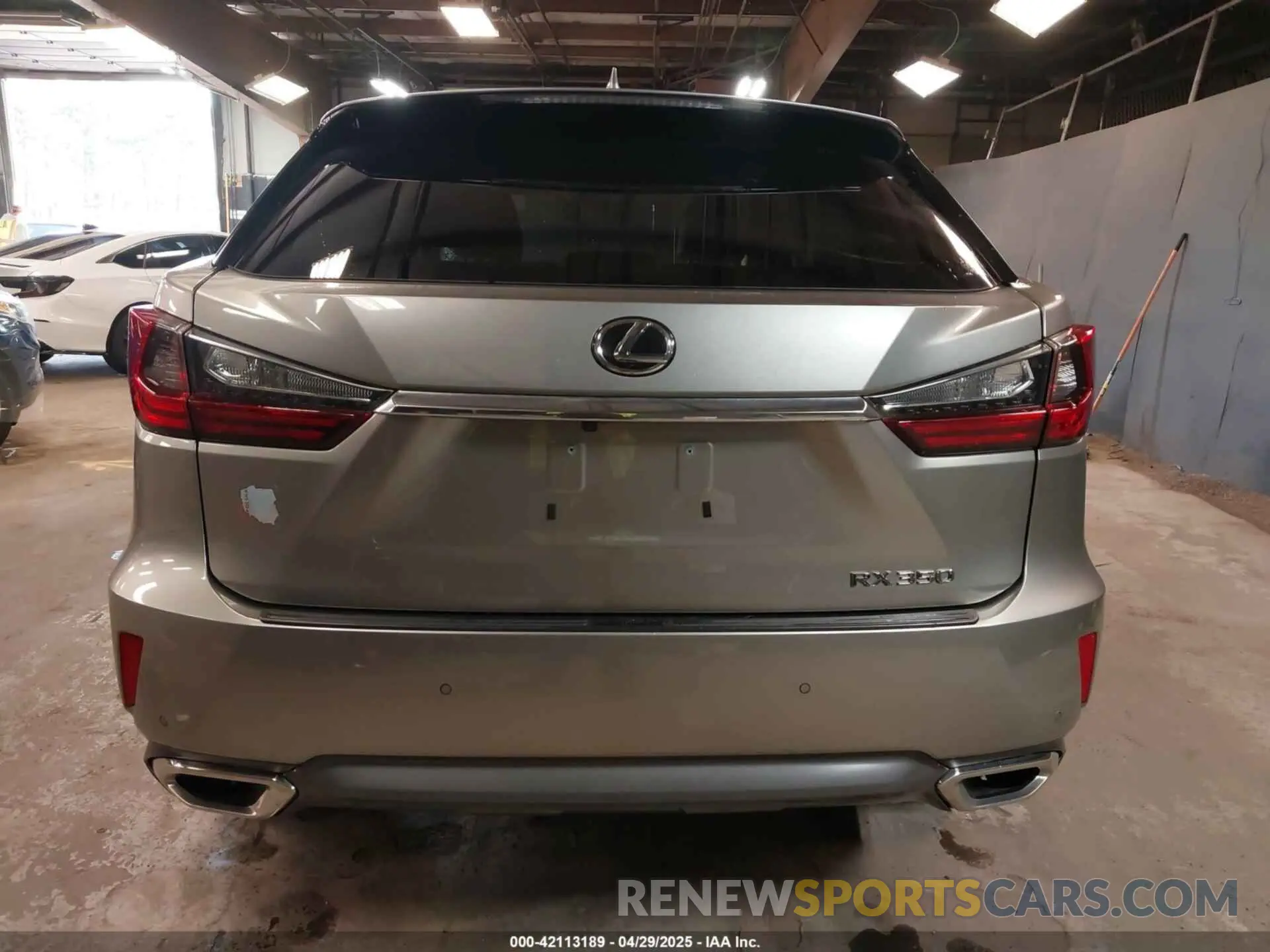 17 Photograph of a damaged car 2T2ZZMCA0KC127053 LEXUS RX 350 2019