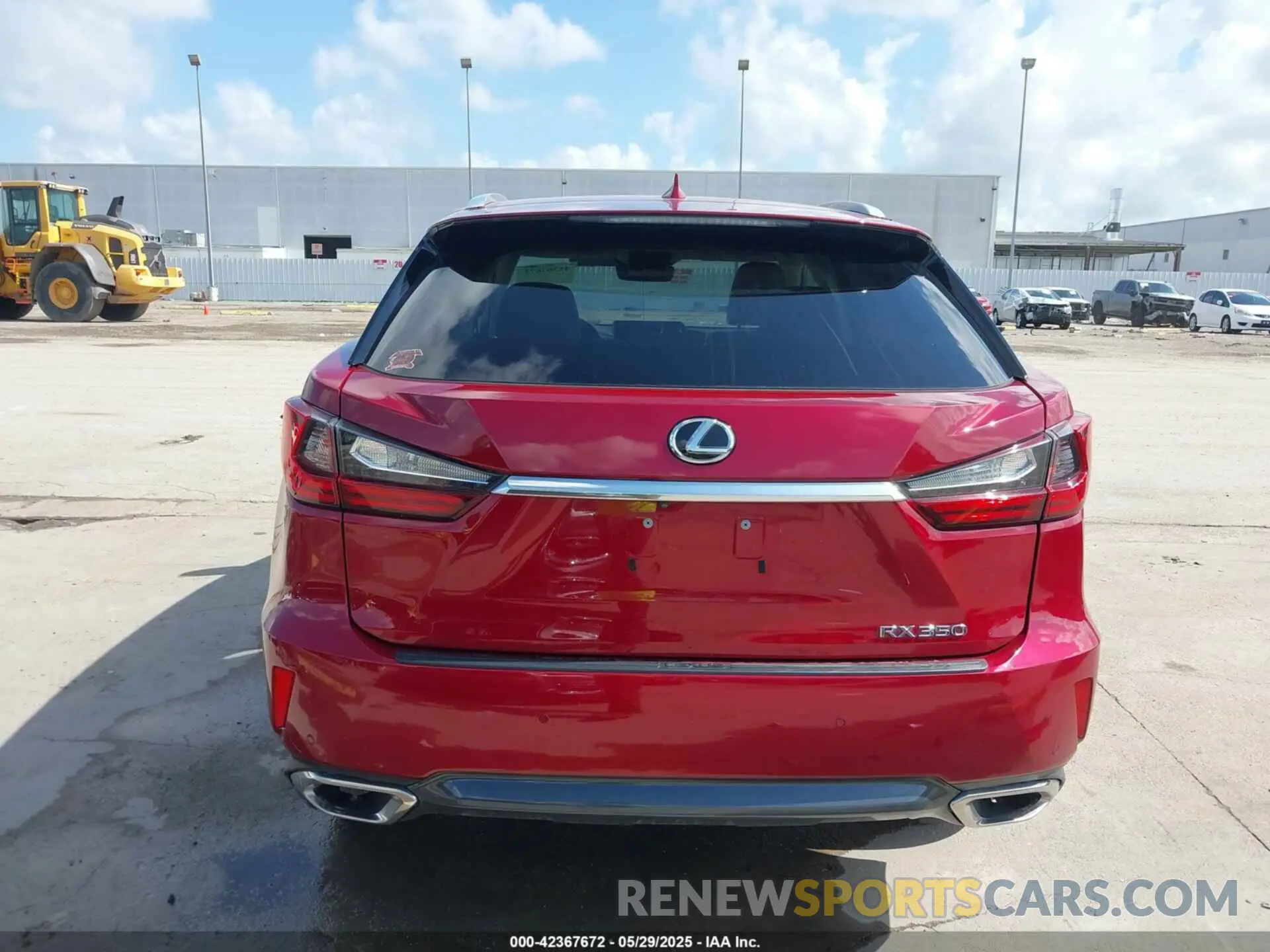 17 Photograph of a damaged car 2T2ZZMCA0KC139977 LEXUS RX 350 2019