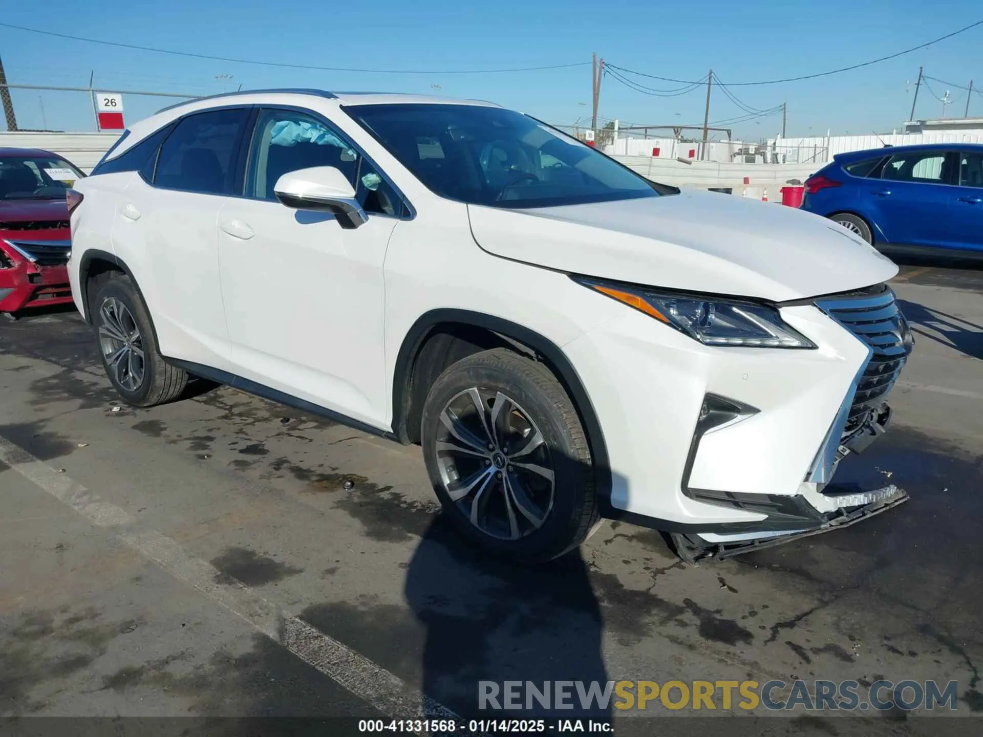 1 Photograph of a damaged car 2T2ZZMCA0KC141065 LEXUS RX 350 2019