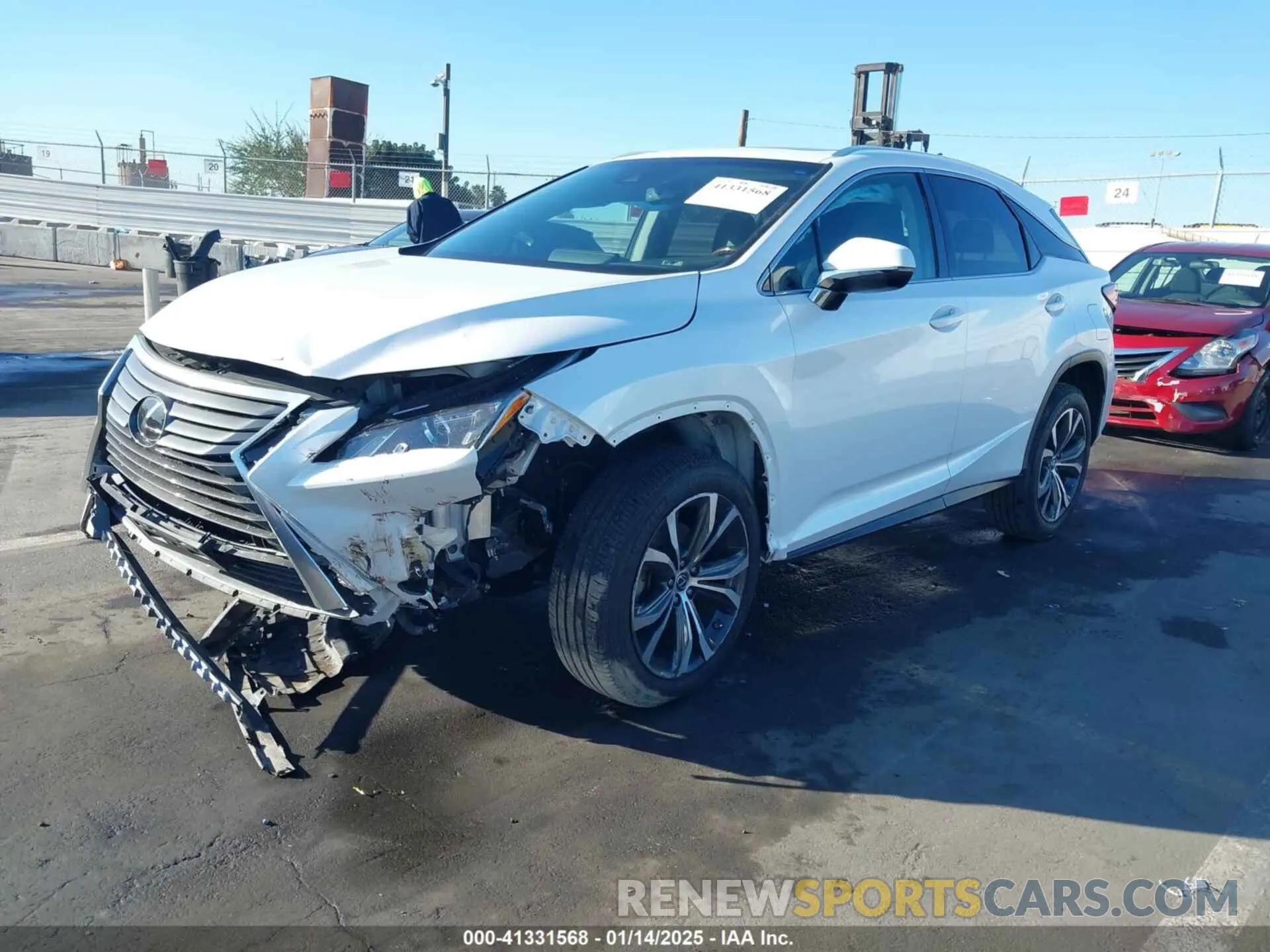 2 Photograph of a damaged car 2T2ZZMCA0KC141065 LEXUS RX 350 2019