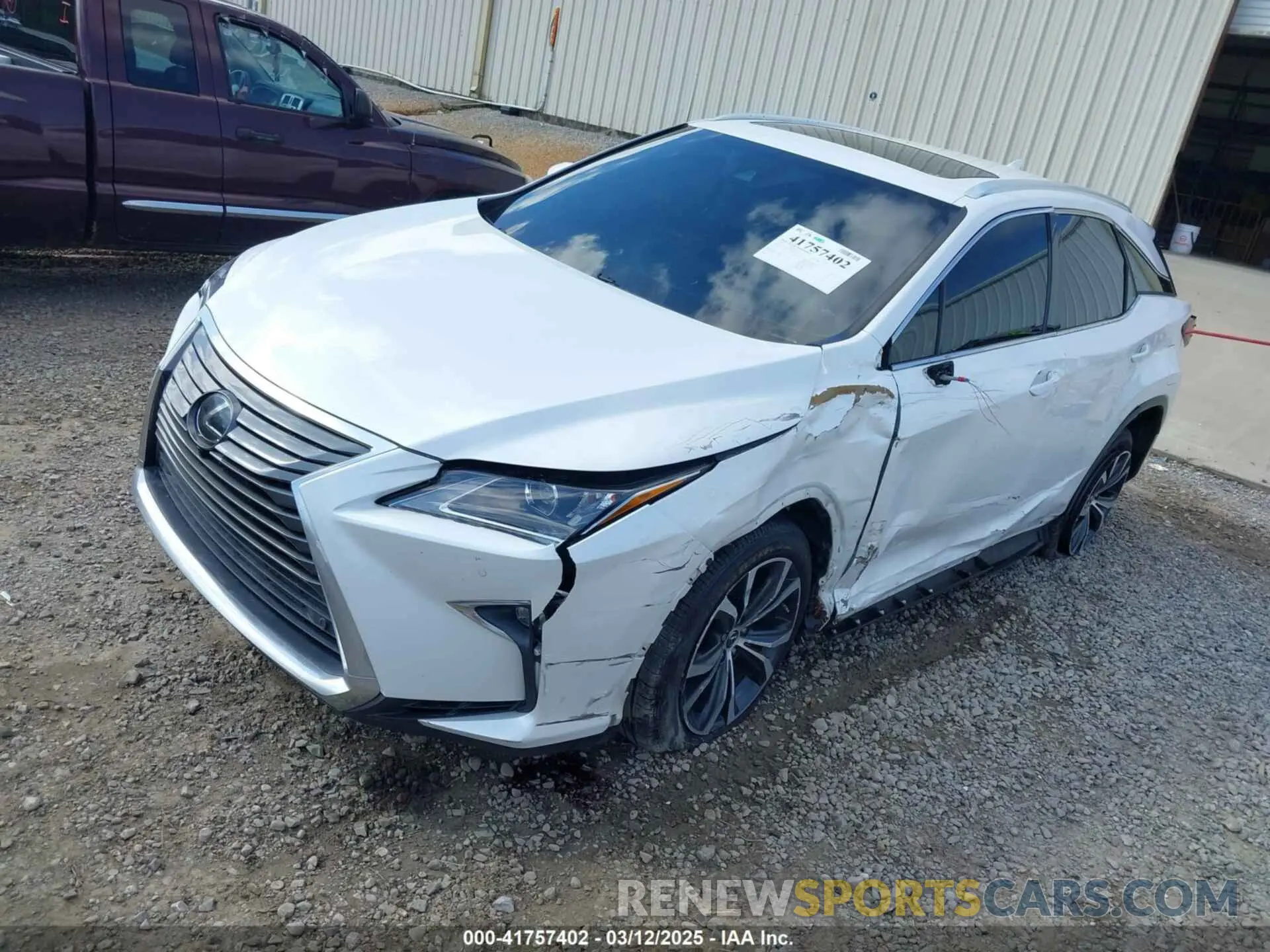 2 Photograph of a damaged car 2T2ZZMCA2KC149345 LEXUS RX 350 2019
