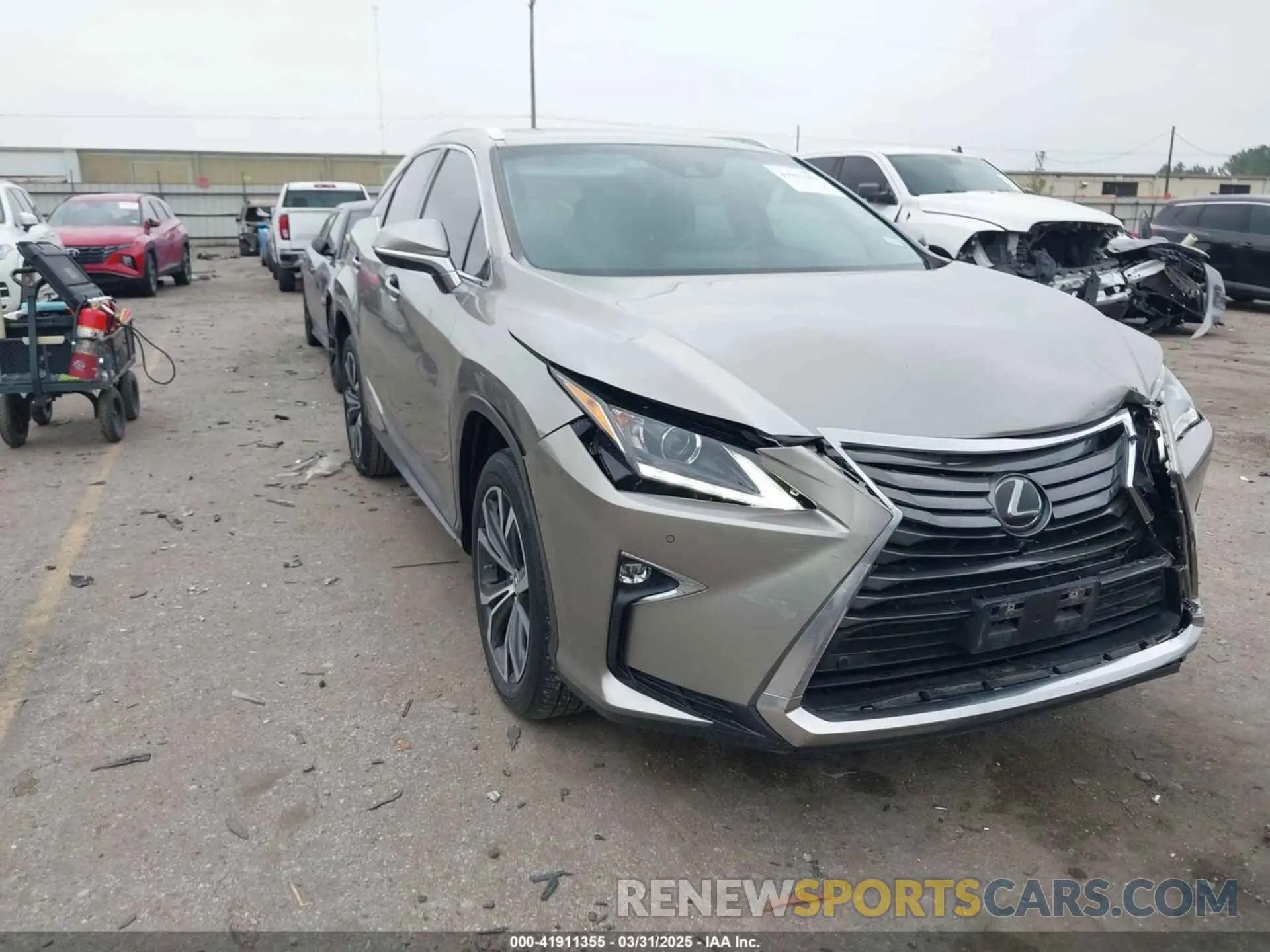 1 Photograph of a damaged car 2T2ZZMCA3KC123630 LEXUS RX 350 2019