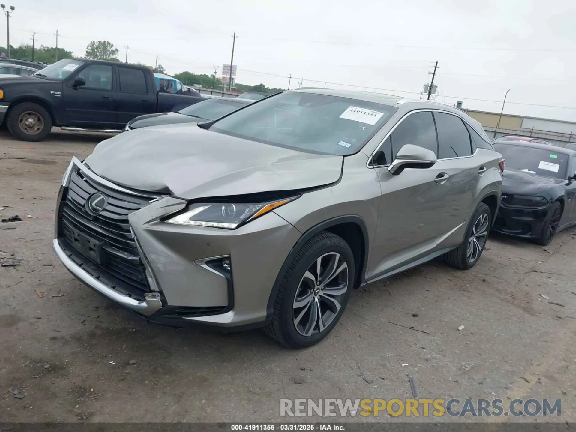 2 Photograph of a damaged car 2T2ZZMCA3KC123630 LEXUS RX 350 2019