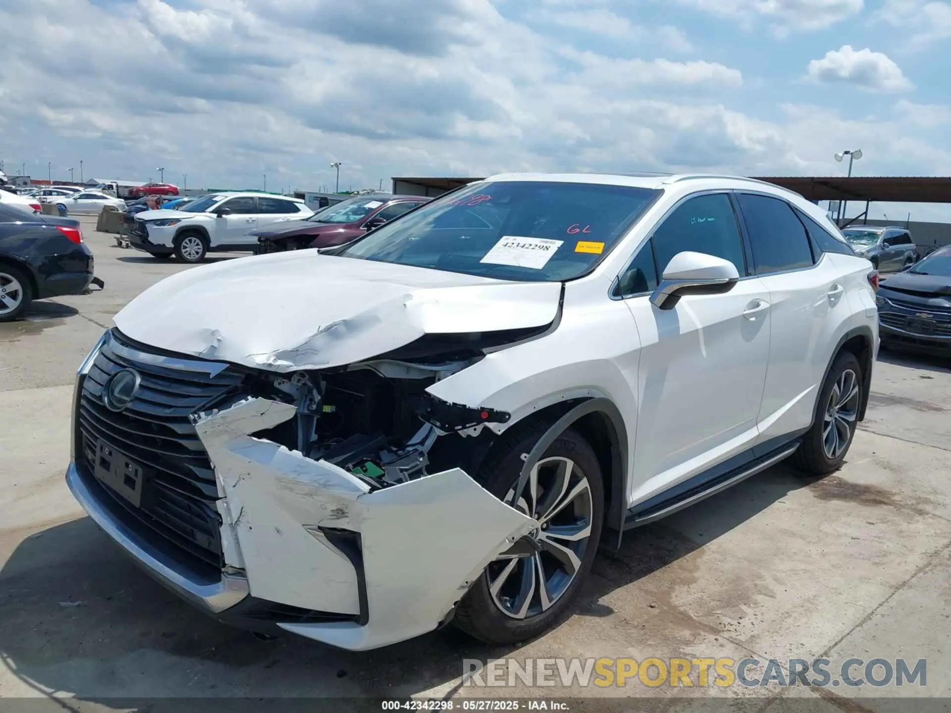 2 Photograph of a damaged car 2T2ZZMCA3KC133445 LEXUS RX 350 2019