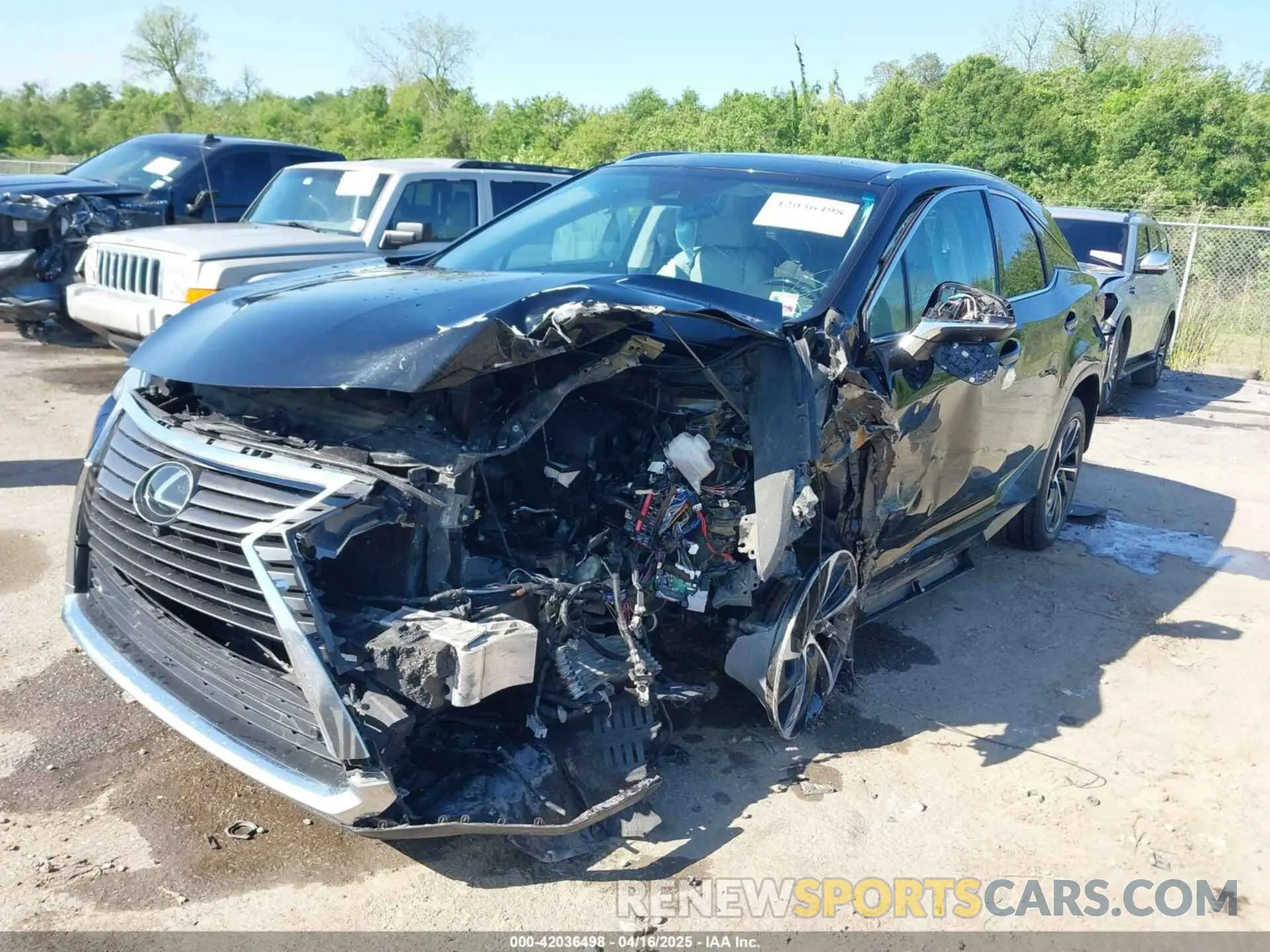 2 Photograph of a damaged car 2T2ZZMCA3KC145305 LEXUS RX 350 2019