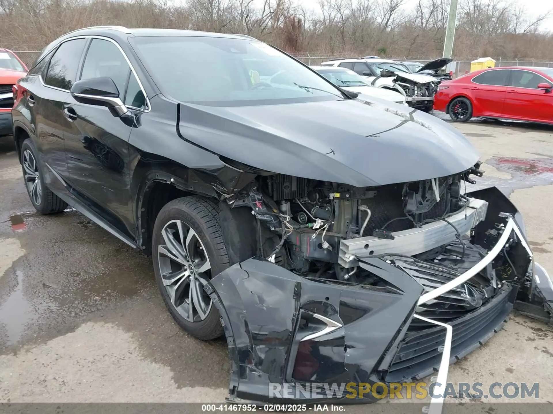 1 Photograph of a damaged car 2T2ZZMCA4KC122406 LEXUS RX 350 2019
