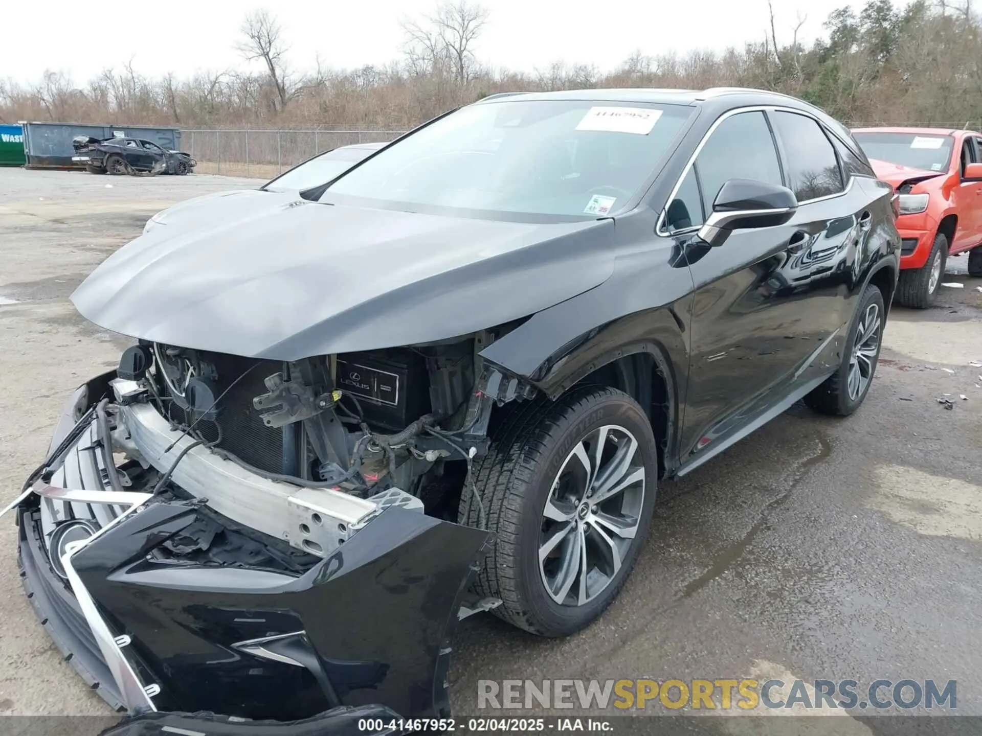 2 Photograph of a damaged car 2T2ZZMCA4KC122406 LEXUS RX 350 2019