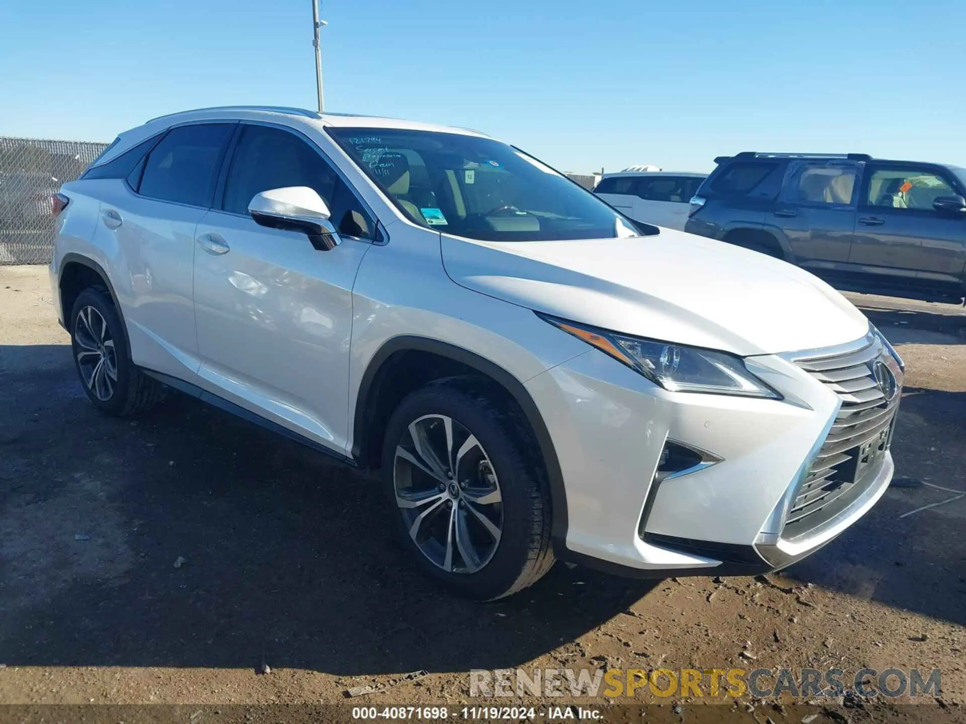 1 Photograph of a damaged car 2T2ZZMCA4KC126939 LEXUS RX 350 2019