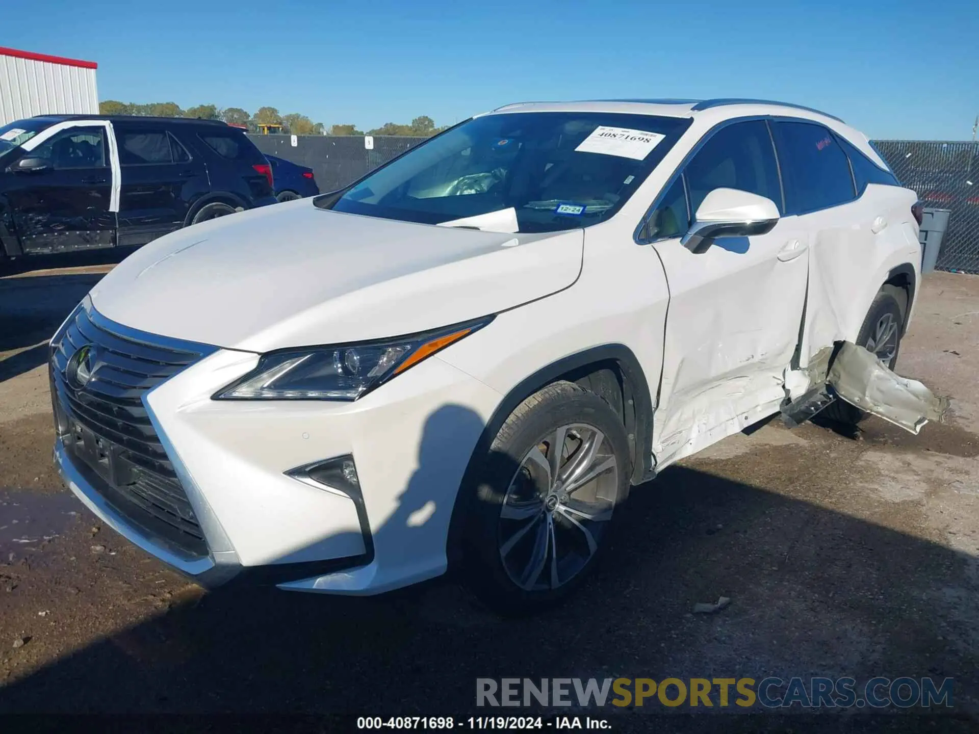 2 Photograph of a damaged car 2T2ZZMCA4KC126939 LEXUS RX 350 2019