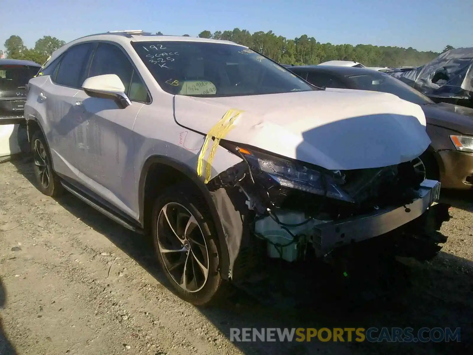 1 Photograph of a damaged car 2T2ZZMCA4KC129811 LEXUS RX 350 2019