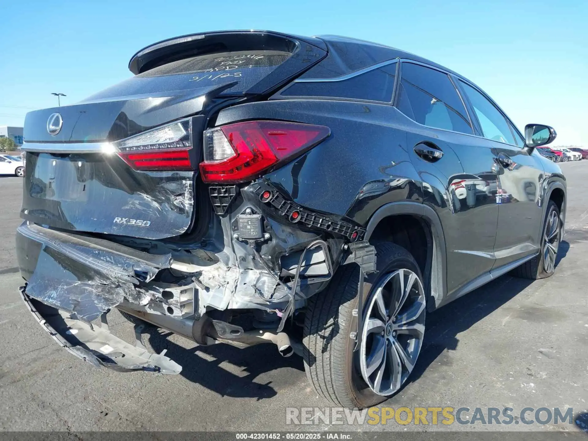 4 Photograph of a damaged car 2T2ZZMCA4KC140808 LEXUS RX 350 2019