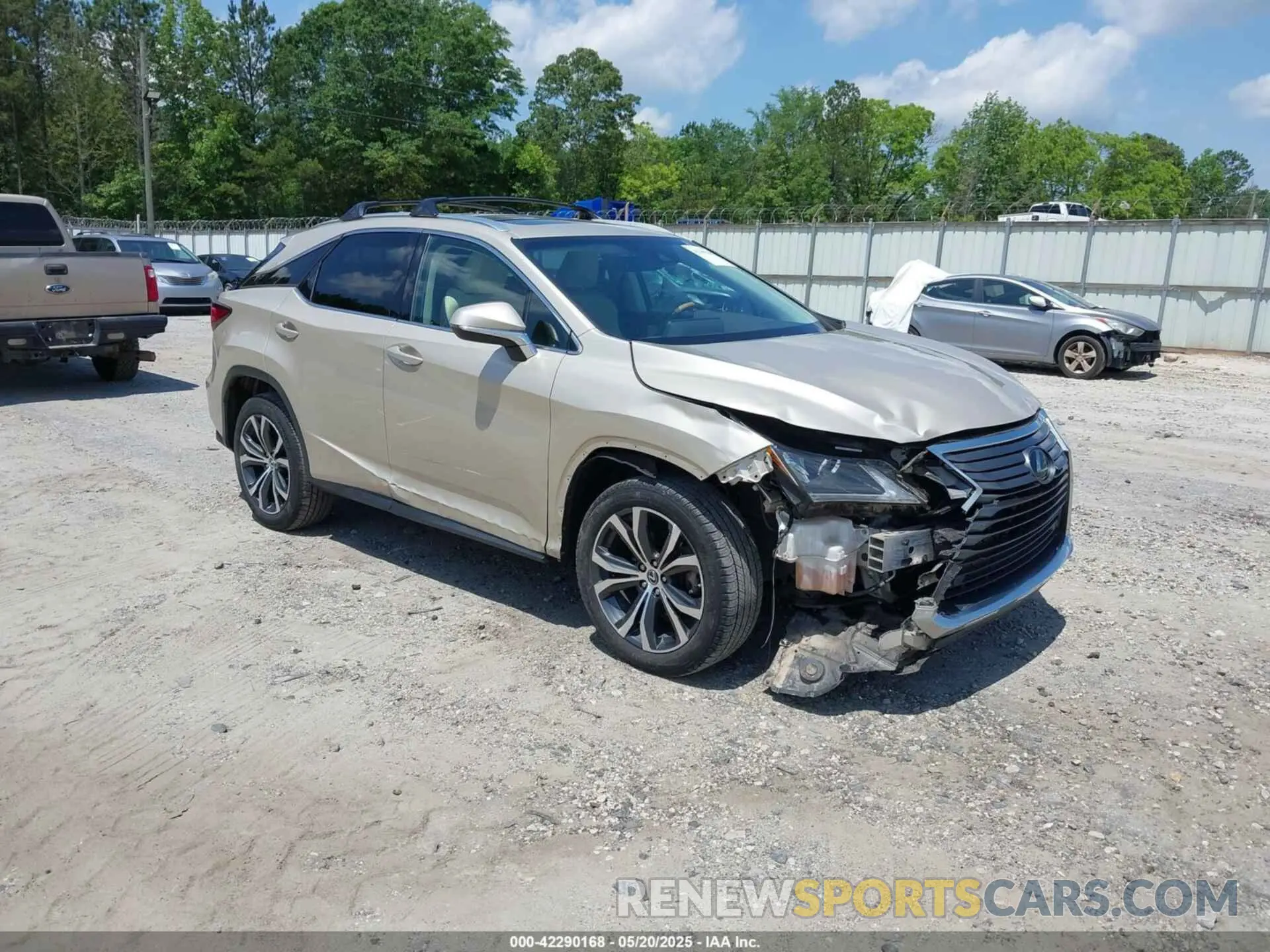 1 Photograph of a damaged car 2T2ZZMCA4KC141991 LEXUS RX 350 2019