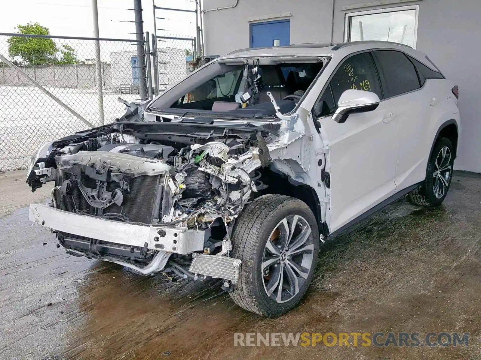 2 Photograph of a damaged car 2T2ZZMCA5KC120874 LEXUS RX 350 2019