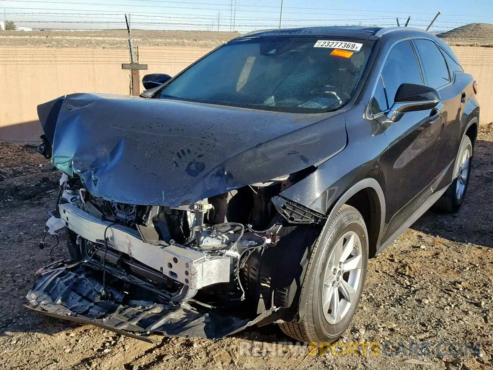 2 Photograph of a damaged car 2T2ZZMCA5KC125055 LEXUS RX 350 2019