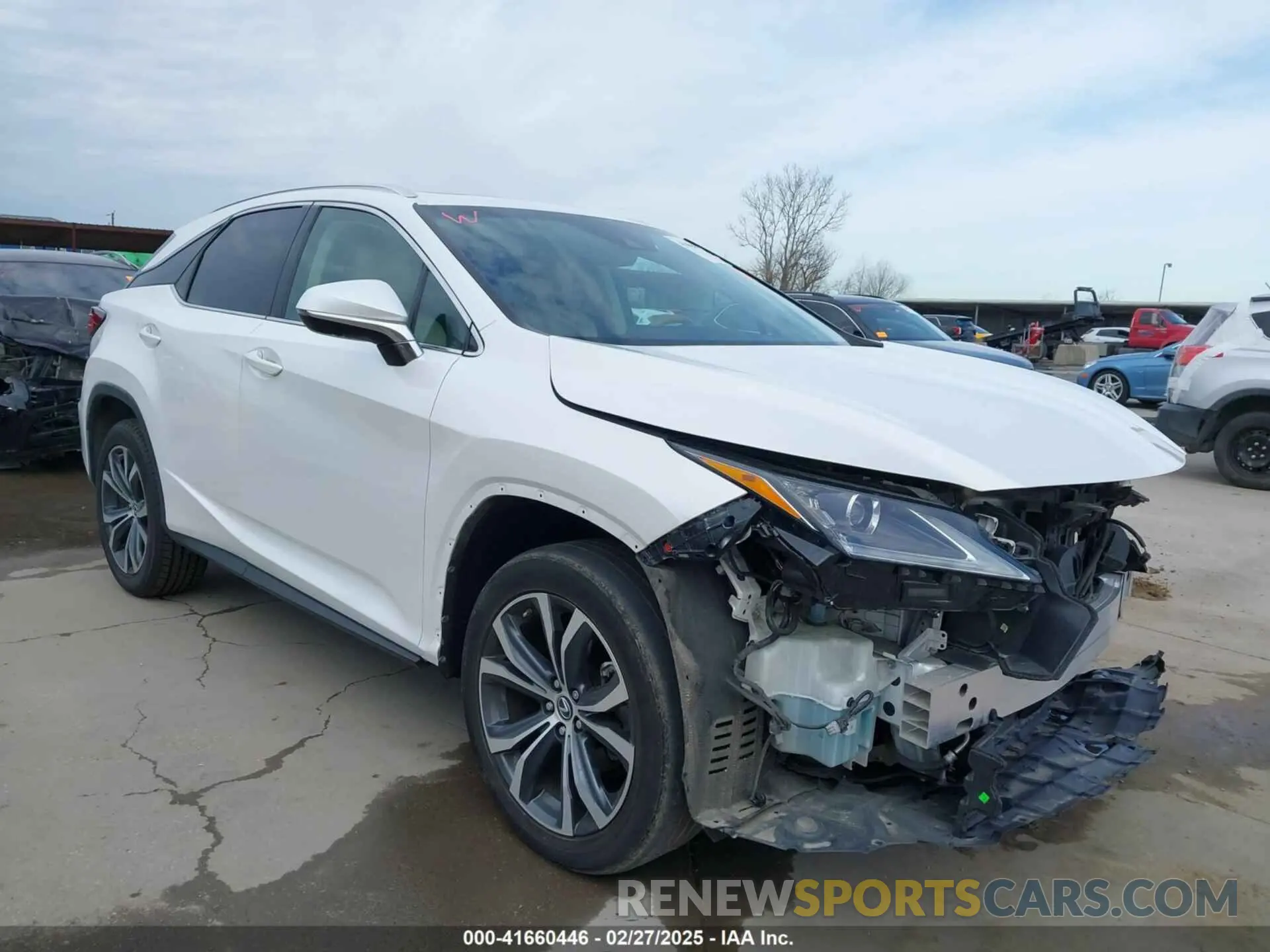 1 Photograph of a damaged car 2T2ZZMCA5KC127565 LEXUS RX 350 2019