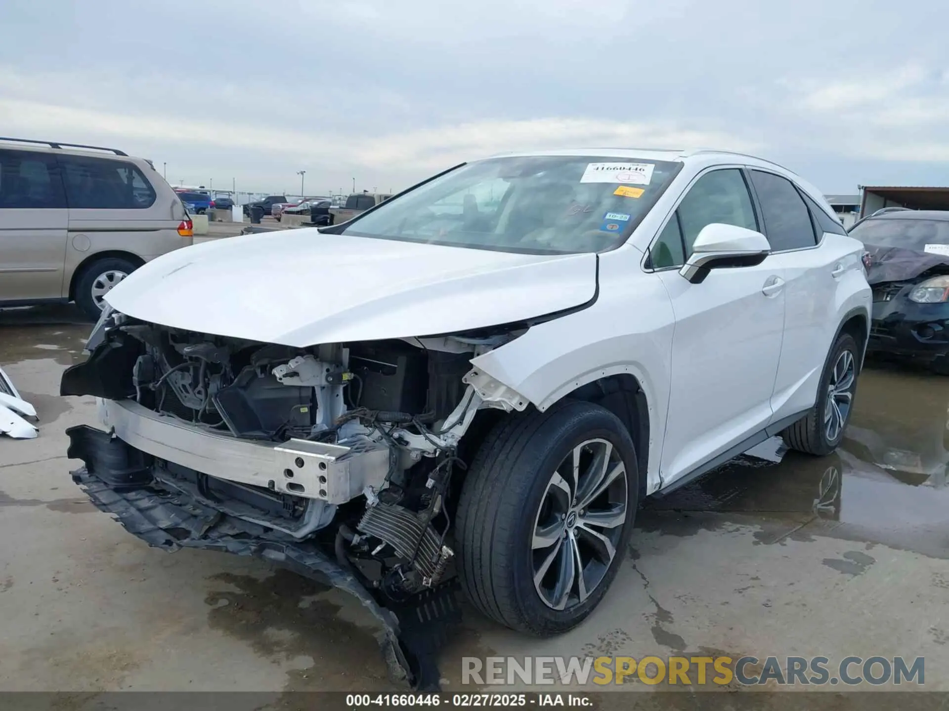 2 Photograph of a damaged car 2T2ZZMCA5KC127565 LEXUS RX 350 2019