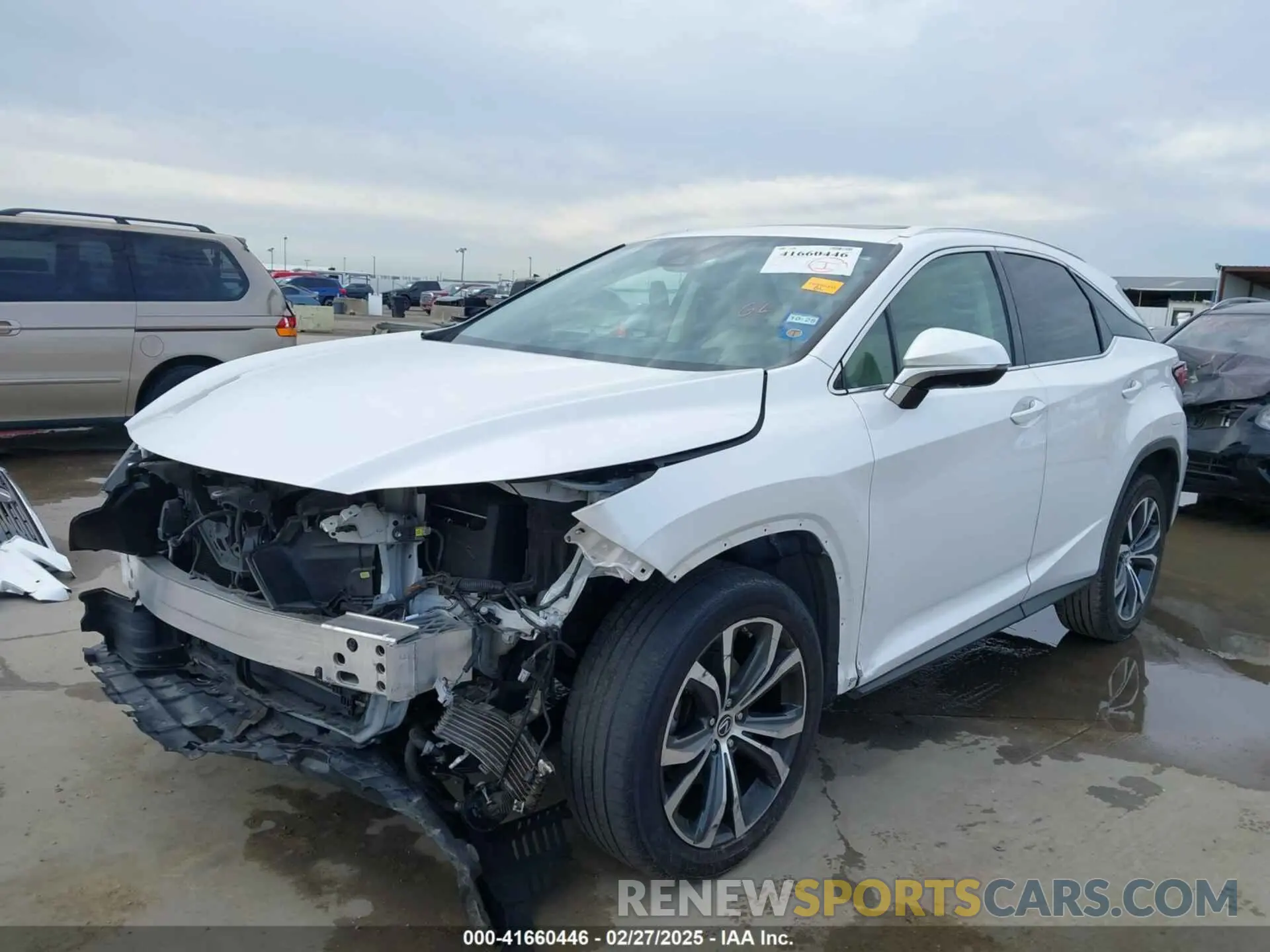 6 Photograph of a damaged car 2T2ZZMCA5KC127565 LEXUS RX 350 2019