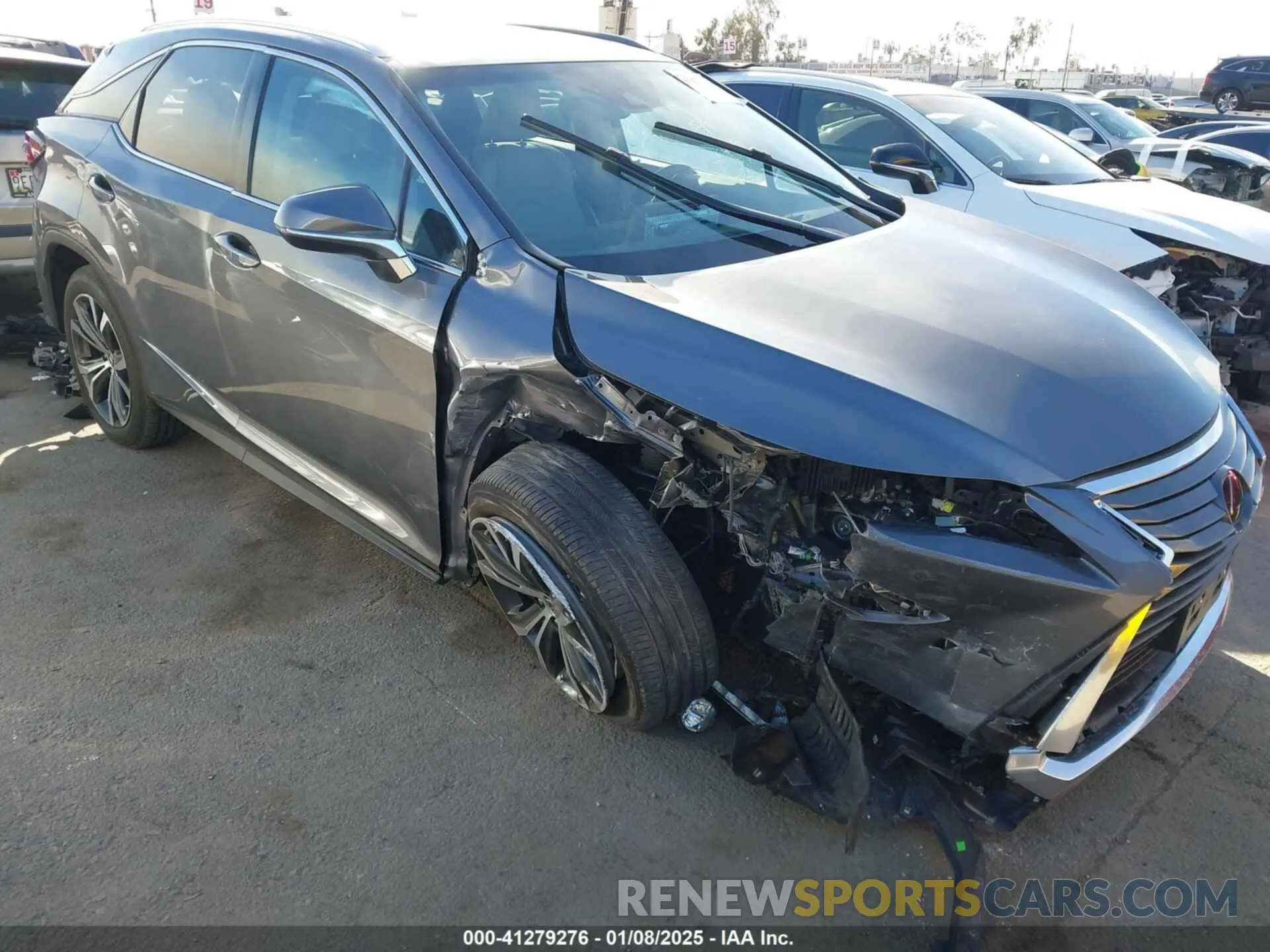 1 Photograph of a damaged car 2T2ZZMCA5KC144818 LEXUS RX 350 2019