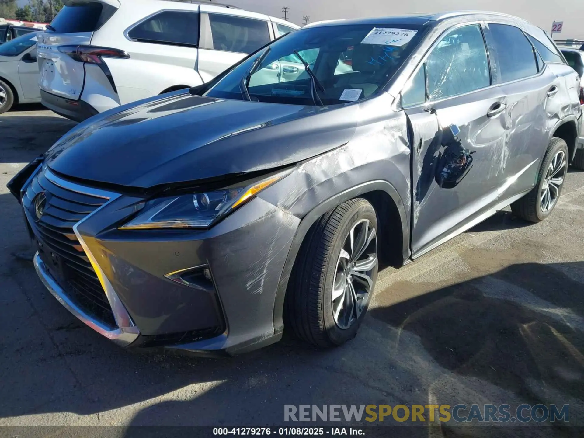 2 Photograph of a damaged car 2T2ZZMCA5KC144818 LEXUS RX 350 2019