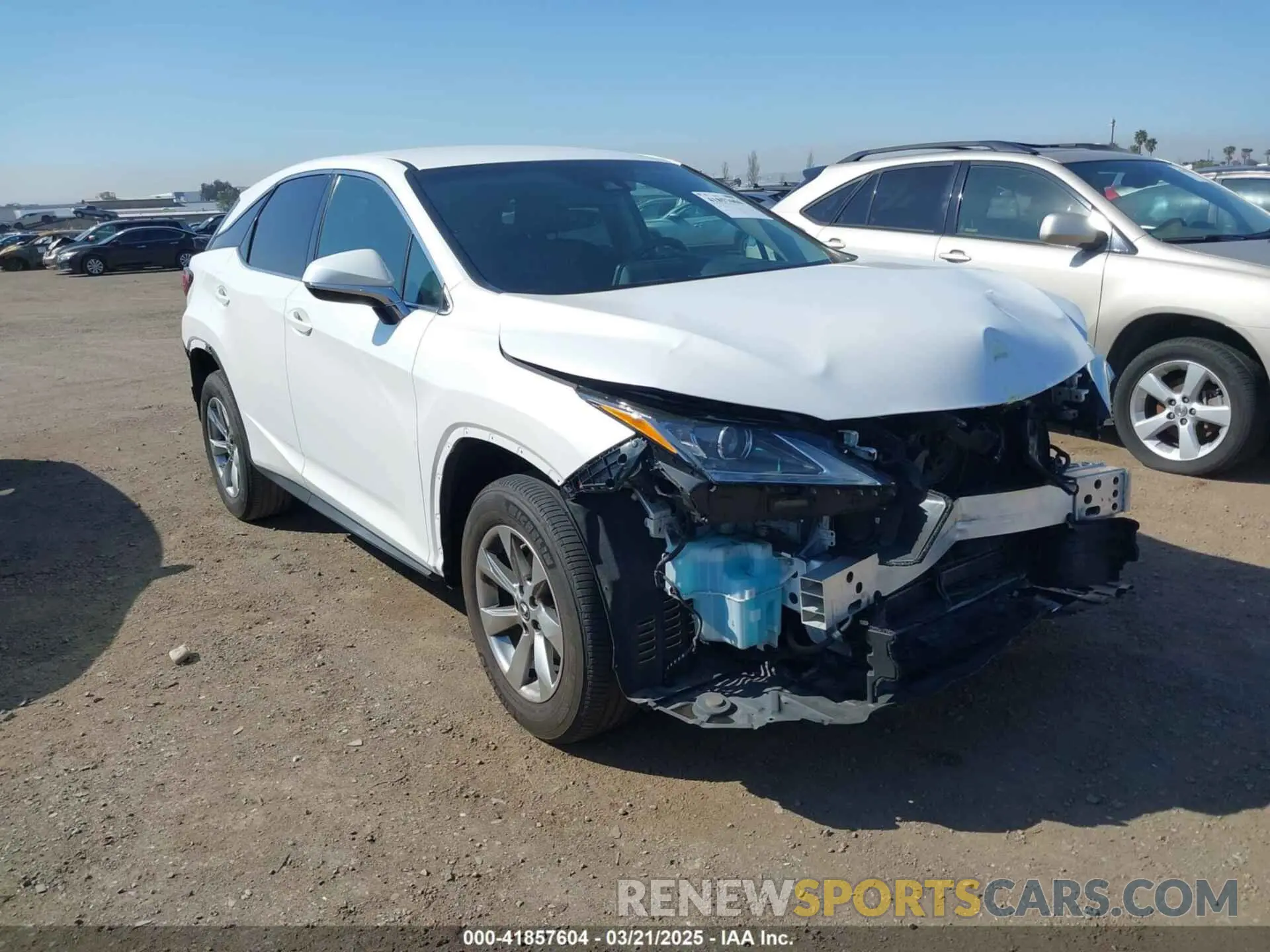 1 Photograph of a damaged car 2T2ZZMCA6KC133598 LEXUS RX 350 2019