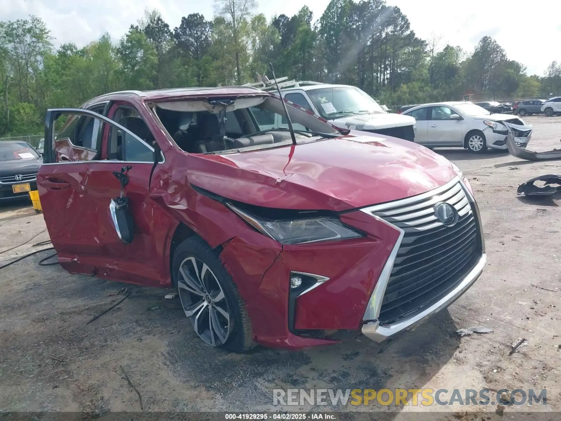 1 Photograph of a damaged car 2T2ZZMCA6KC134685 LEXUS RX 350 2019