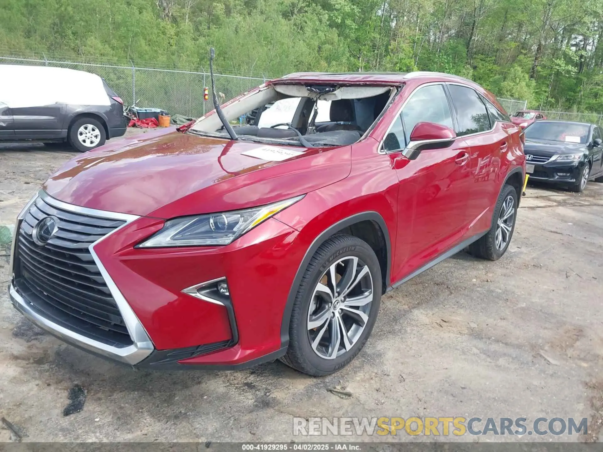 2 Photograph of a damaged car 2T2ZZMCA6KC134685 LEXUS RX 350 2019
