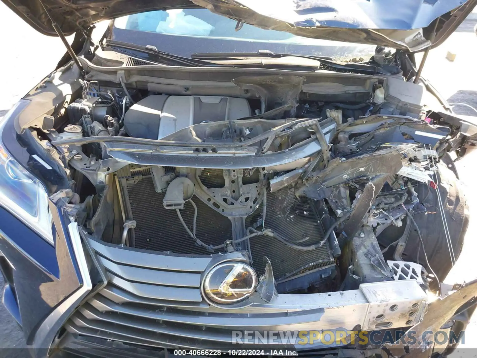 10 Photograph of a damaged car 2T2ZZMCA6KC143791 LEXUS RX 350 2019