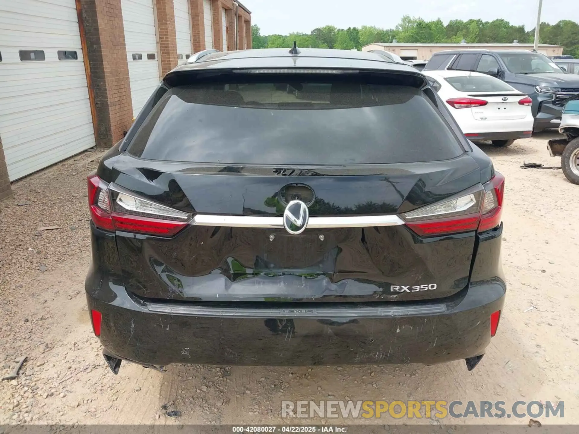 16 Photograph of a damaged car 2T2ZZMCA6KC150398 LEXUS RX 350 2019