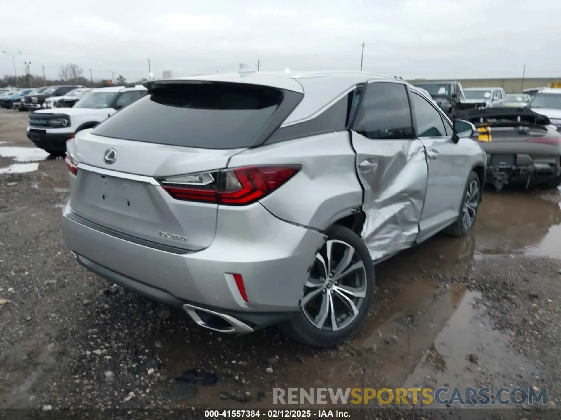 4 Photograph of a damaged car 2T2ZZMCA8KC147017 LEXUS RX 350 2019
