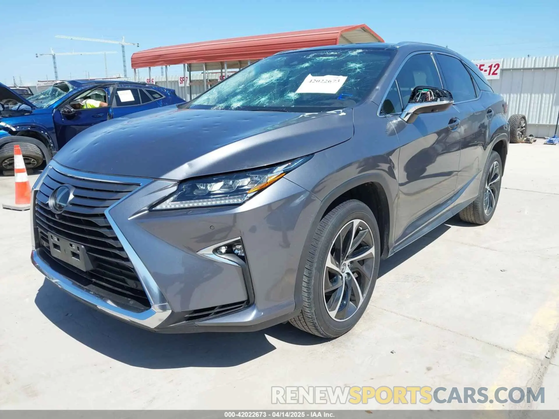 2 Photograph of a damaged car 2T2ZZMCA8KC149401 LEXUS RX 350 2019