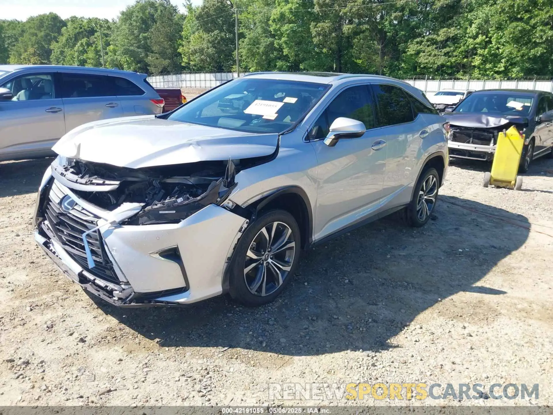 2 Photograph of a damaged car 2T2ZZMCA9KC130775 LEXUS RX 350 2019