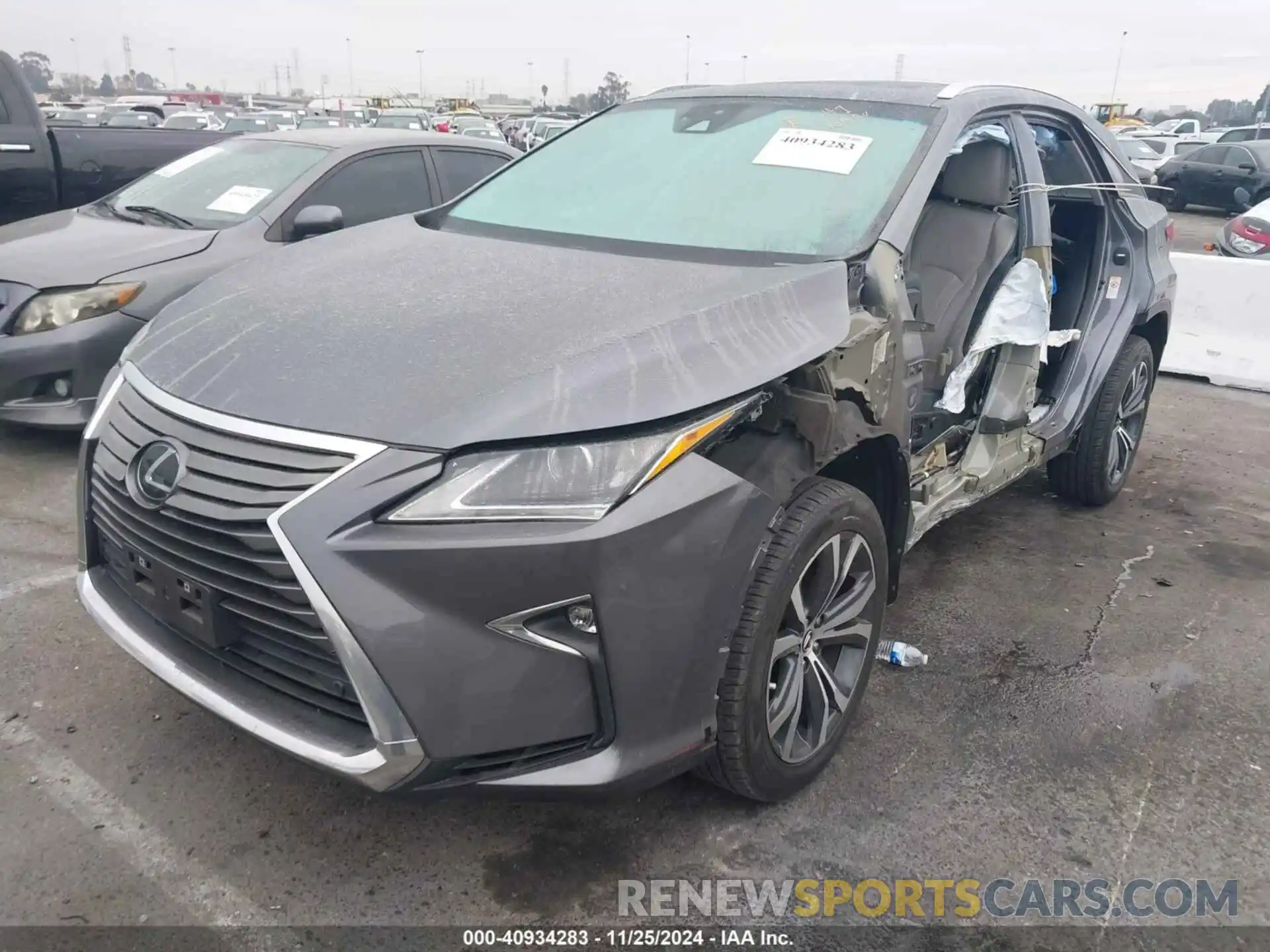 2 Photograph of a damaged car 2T2ZZMCA9KC130873 LEXUS RX 350 2019