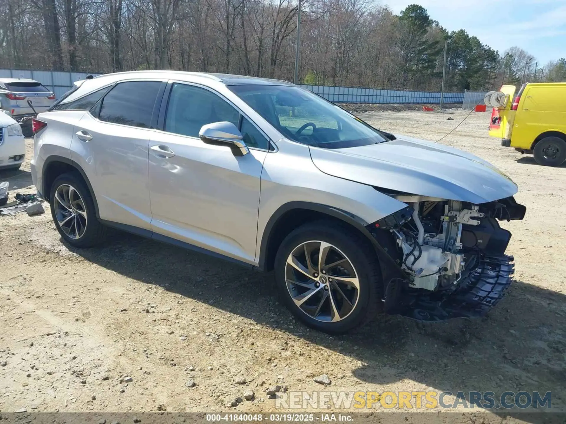 1 Photograph of a damaged car 2T2ZZMCA9KC140948 LEXUS RX 350 2019