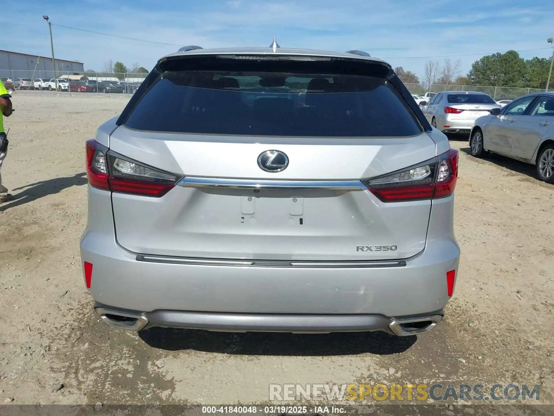 17 Photograph of a damaged car 2T2ZZMCA9KC140948 LEXUS RX 350 2019