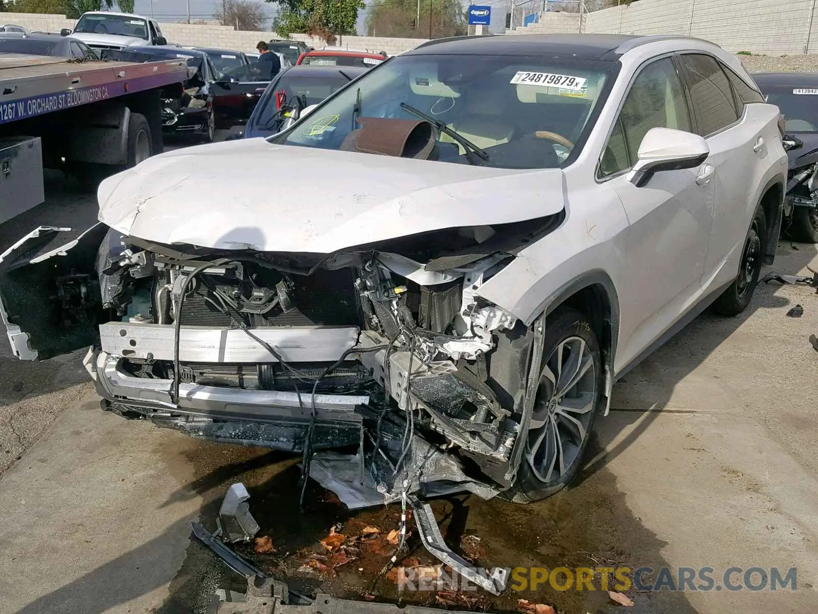 2 Photograph of a damaged car 2T2ZZMCAXKC119655 LEXUS RX 350 2019