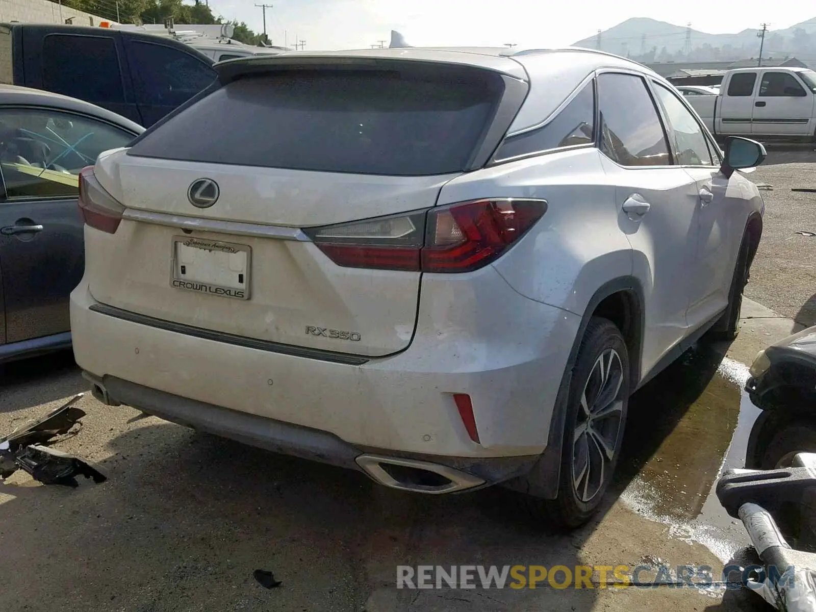4 Photograph of a damaged car 2T2ZZMCAXKC119655 LEXUS RX 350 2019