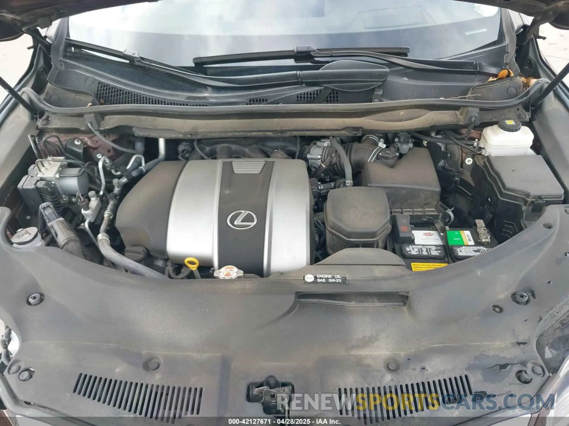 10 Photograph of a damaged car 2T2ZZMCAXKC128405 LEXUS RX 350 2019