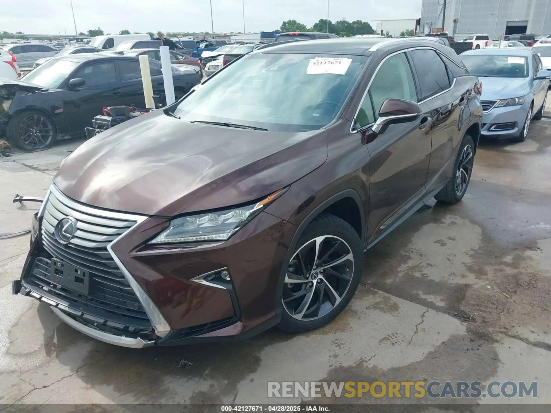 2 Photograph of a damaged car 2T2ZZMCAXKC128405 LEXUS RX 350 2019