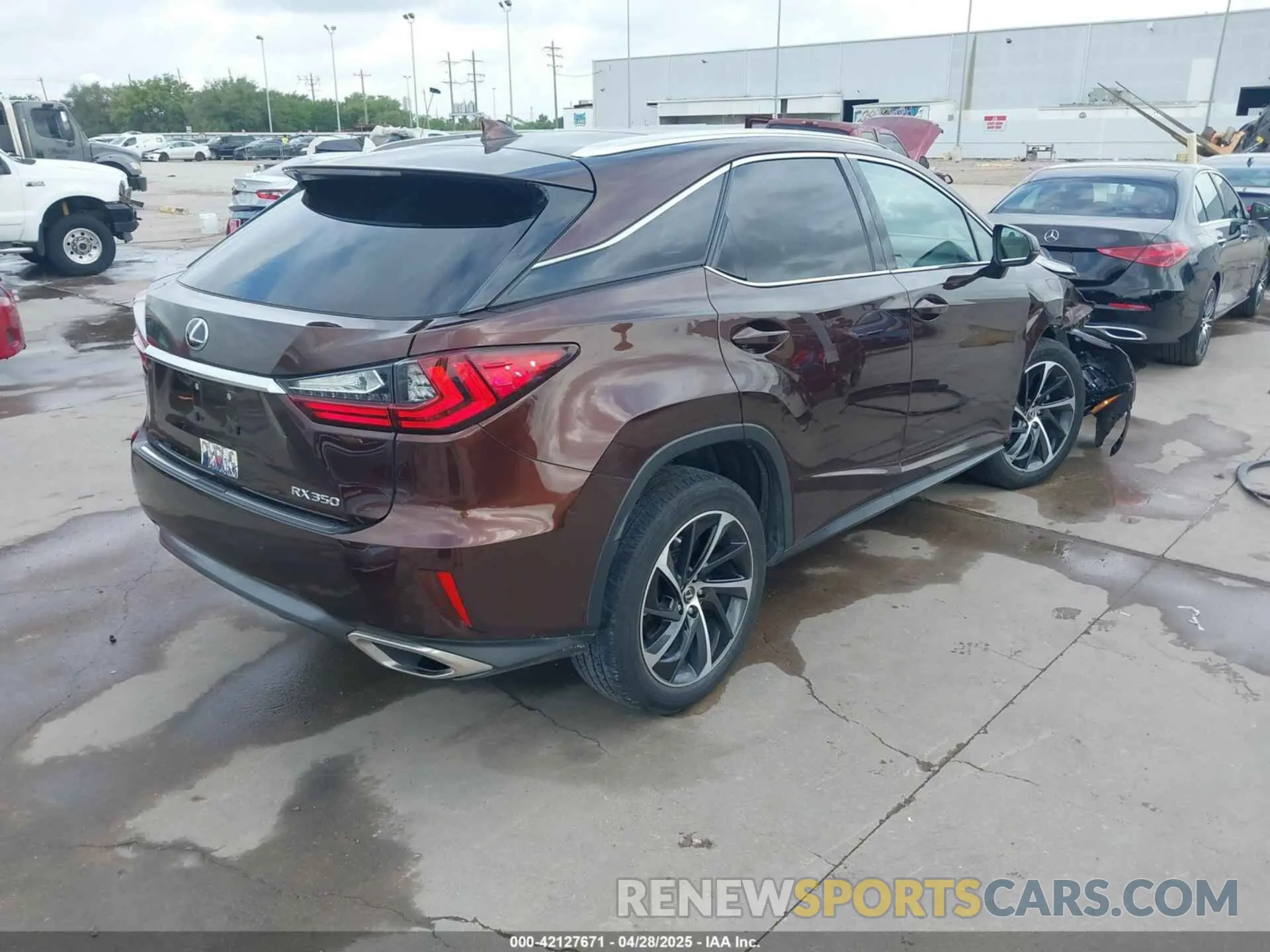 4 Photograph of a damaged car 2T2ZZMCAXKC128405 LEXUS RX 350 2019